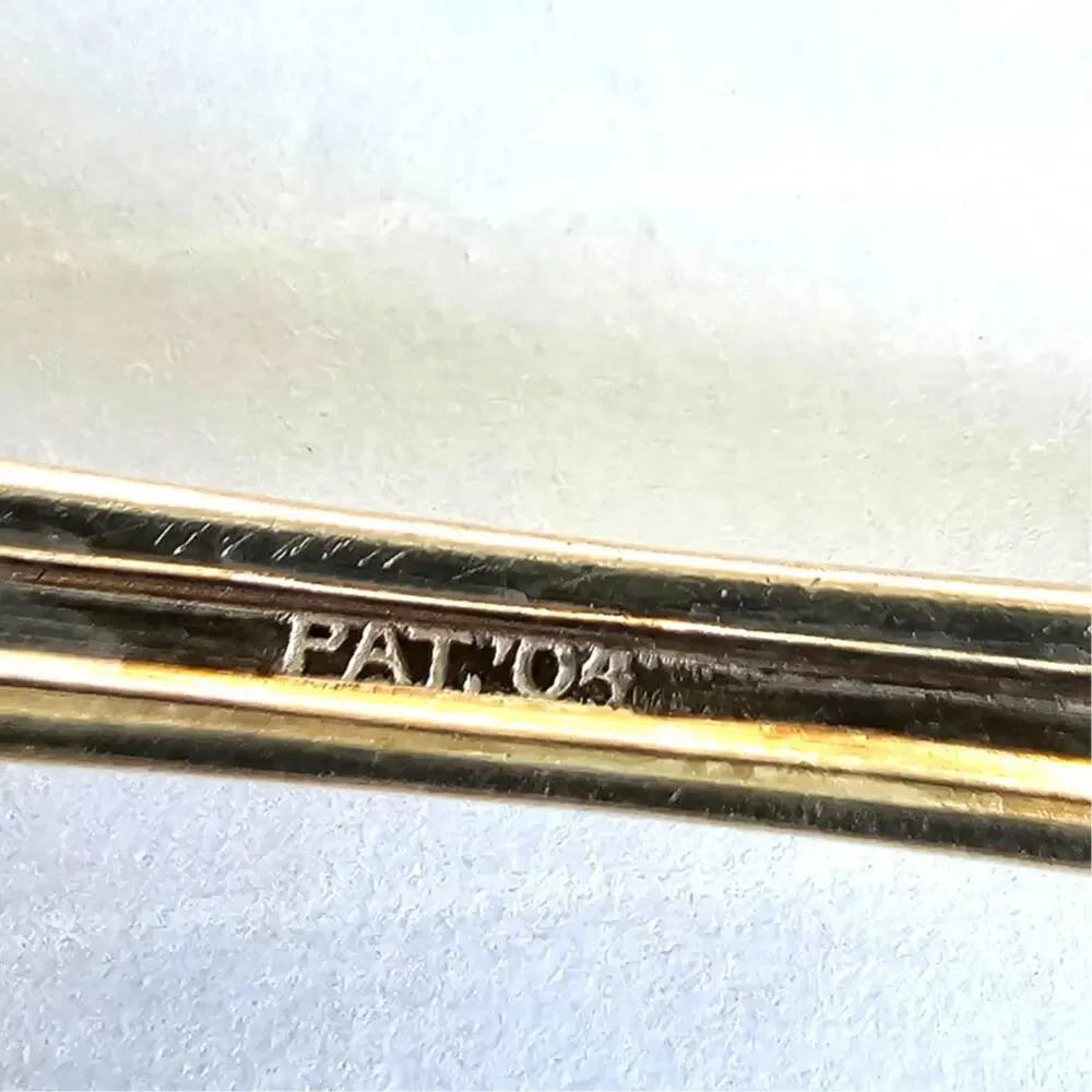 Antique Silver Plate Tablespoons 5 Monogramed Scroll Motif Unmarked Gilded Age